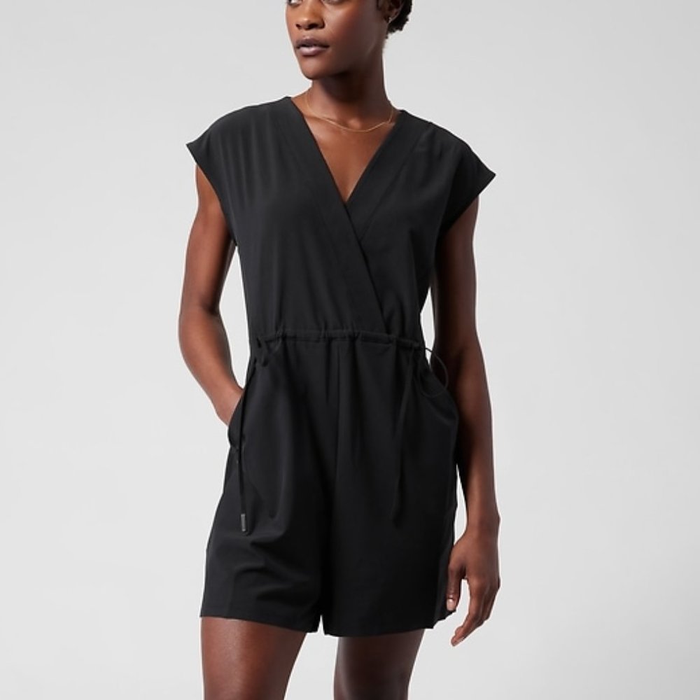 Athleta Marlow Romper (LIGHT BLUE)